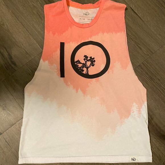 Ten Tree Pink Spruce Tank Top Drop Arm Hole - Picture 1 of 7